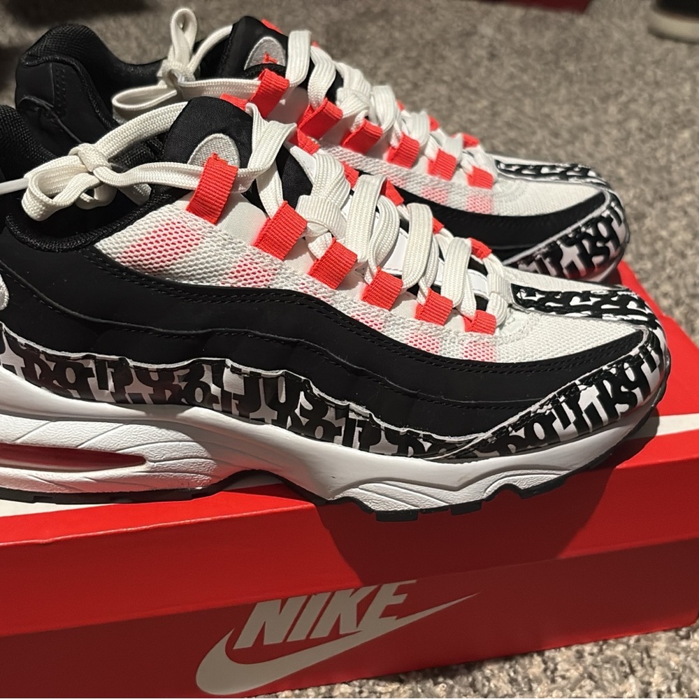 Nike Air Max 95 - Black, White, and Red